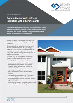 AMBA - Comparison of polyurethane insulation with other insulants