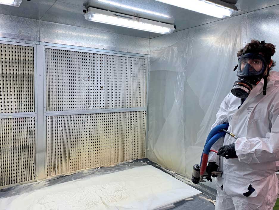 Pacific Urethanes R&D Centre has installed an industrial Spray Booth